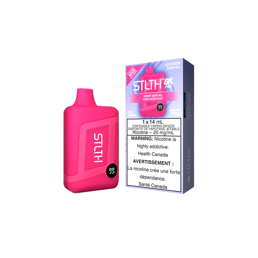 STLTH 8K PRO DISPOSABLE - CHERRY GRAPE ICE