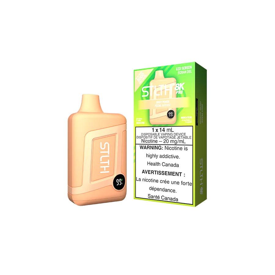 STLTH 8K PRO DISPOSABLE - JUICY PEACH