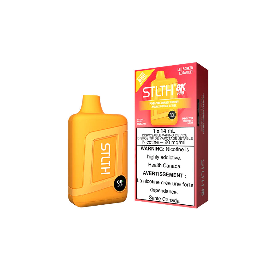 STLTH 8K PRO DISPOSABLE - PINEAPPLE ORANGE CHERRY