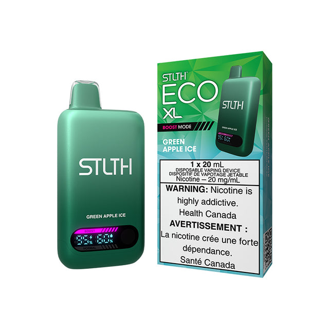 STLTH ECO XL Disposable – Green Apple Ice flavour 20mg, 20mL