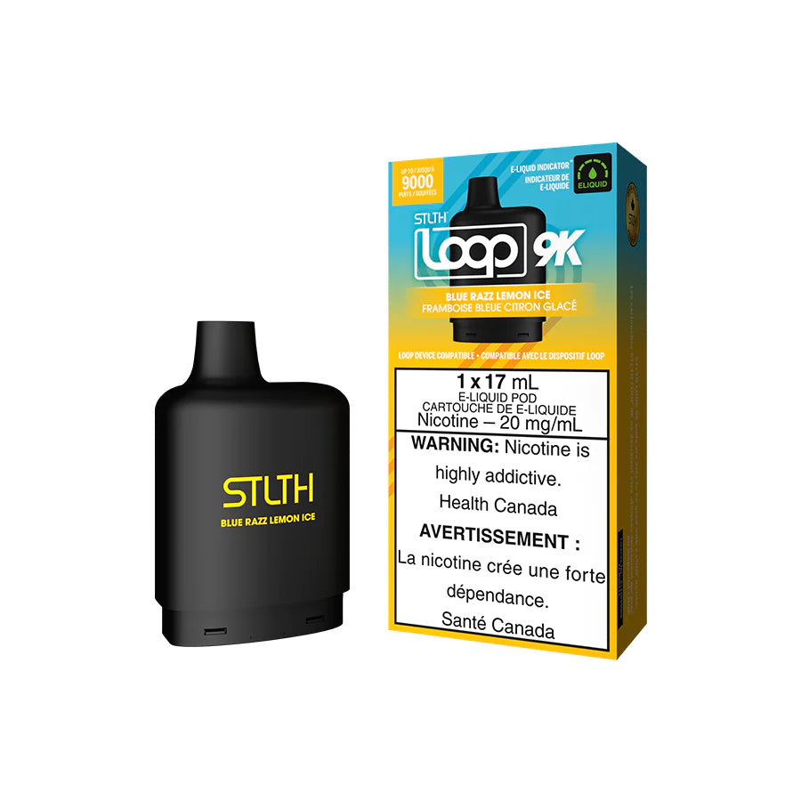 STLTH LOOP 2 POD 9K - BLUE RAZZ LEMON ICE