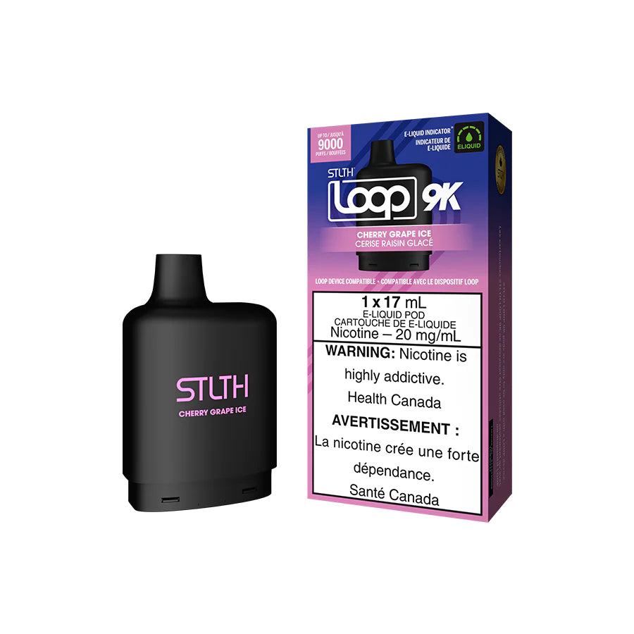 STLTH LOOP 2 POD 9K - CHERRY GRAPE ICE
