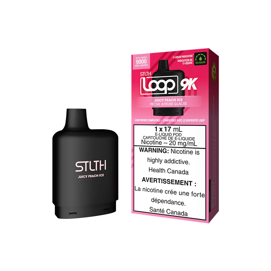 STLTH LOOP 2 POD 9K - JUICY PEACH ICE