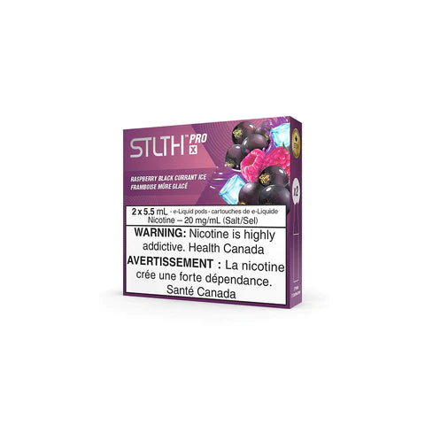 STLTH PRO X POD PACK RASPBERRY BLACK CURRANT ICE