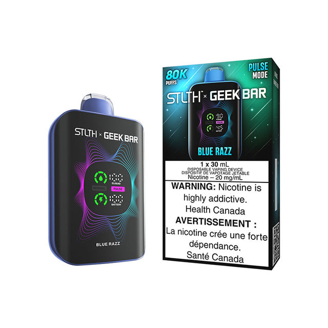Blue Razz - STLTH X GEEKBAR 80000 Puffs Disposable Vape - 30mL e-liquid