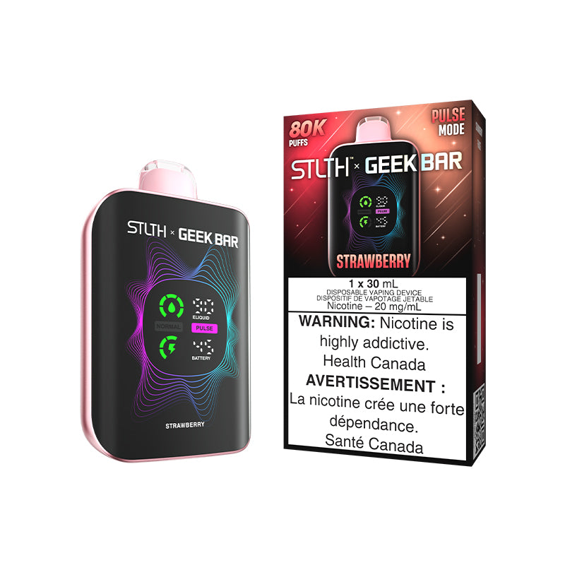 STLTH X GEEK BAR 80K Strawberry disposable vape