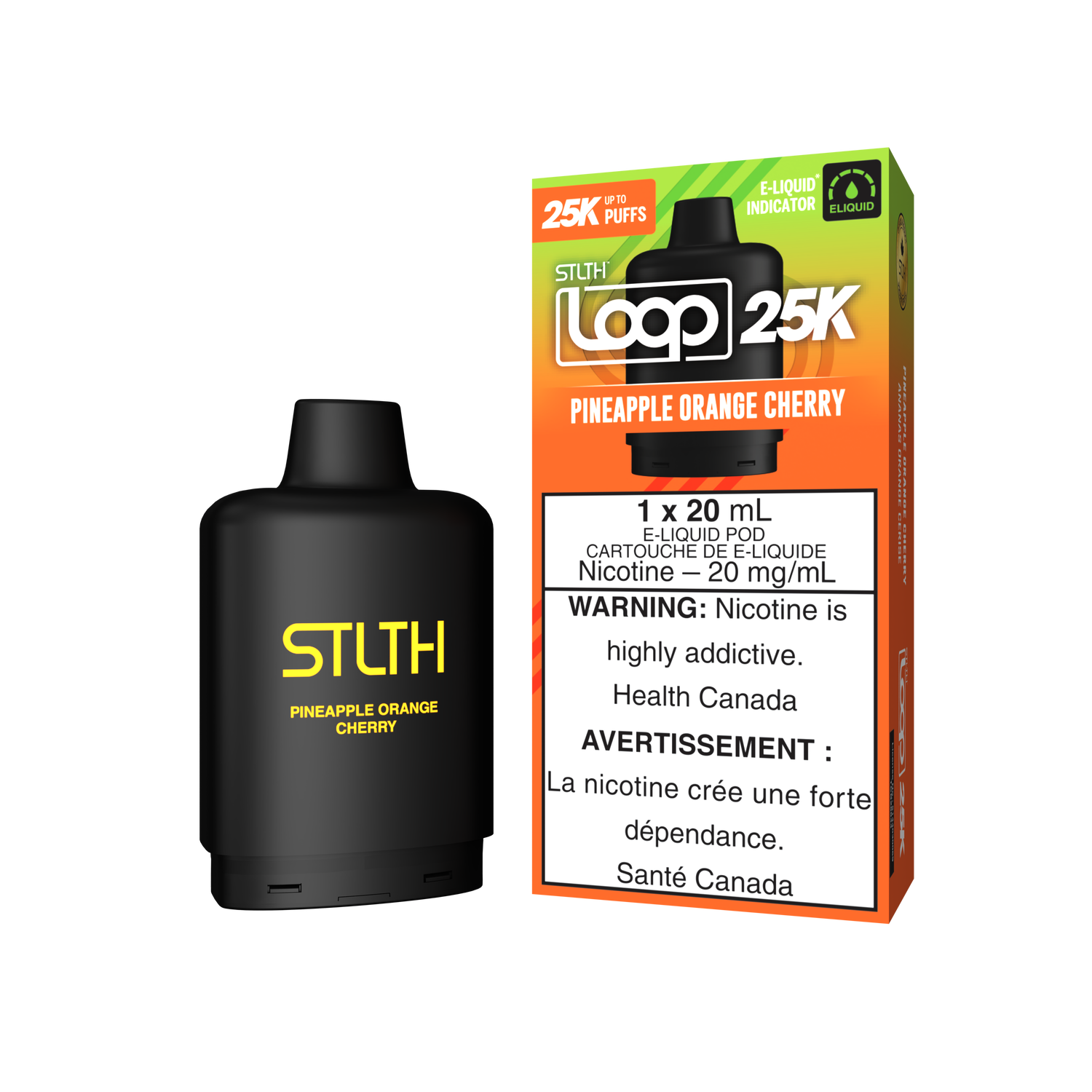 PINEAPPLE ORANGE CHERRY - STLTH LOOP 25K Pod