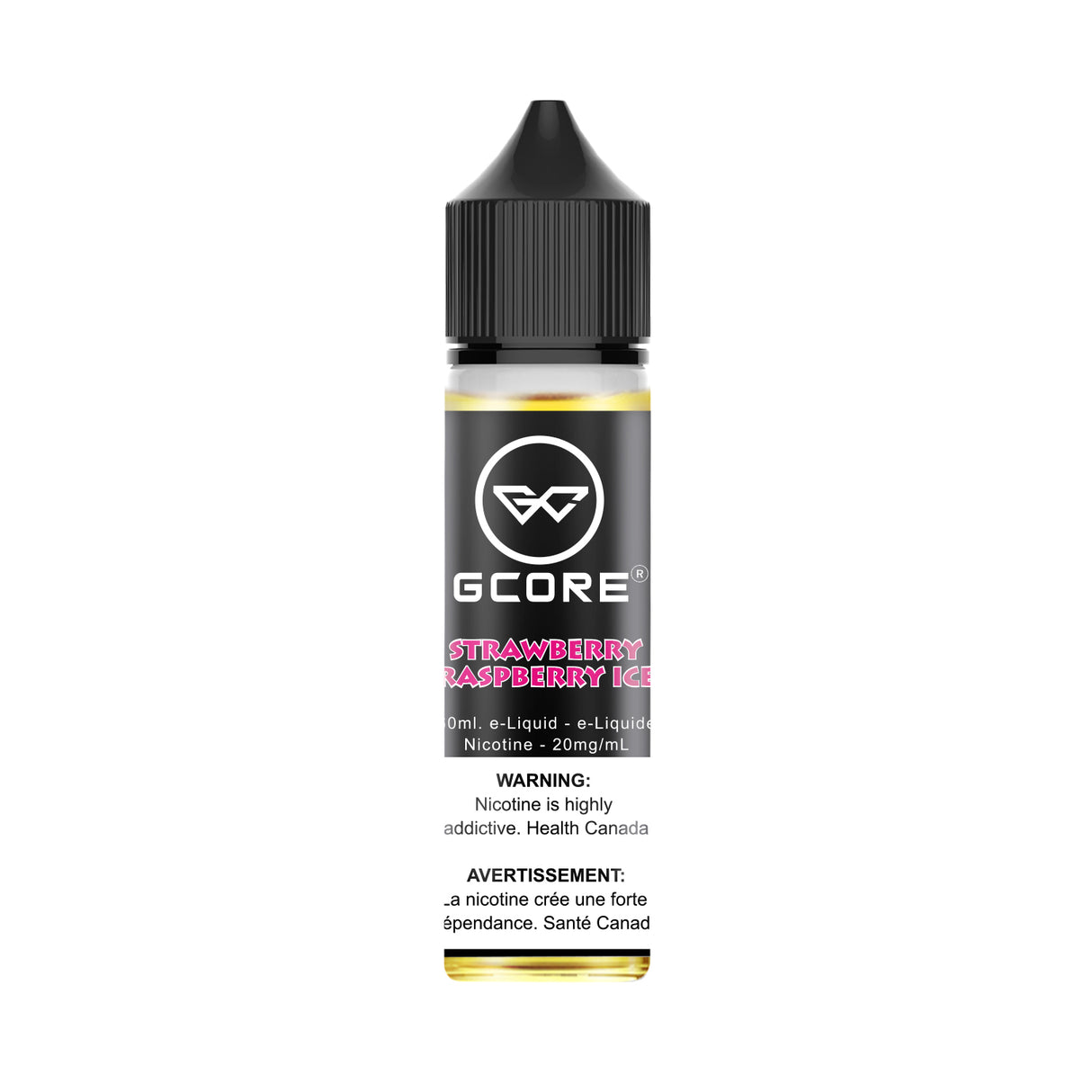 Strawberry Raspberry Ice GCORE Vape Juice Nic Salt 60mL