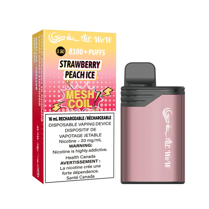 GENIE AIR WOW - STRAWBERRY PEACH ICE (SYNTHETIC)