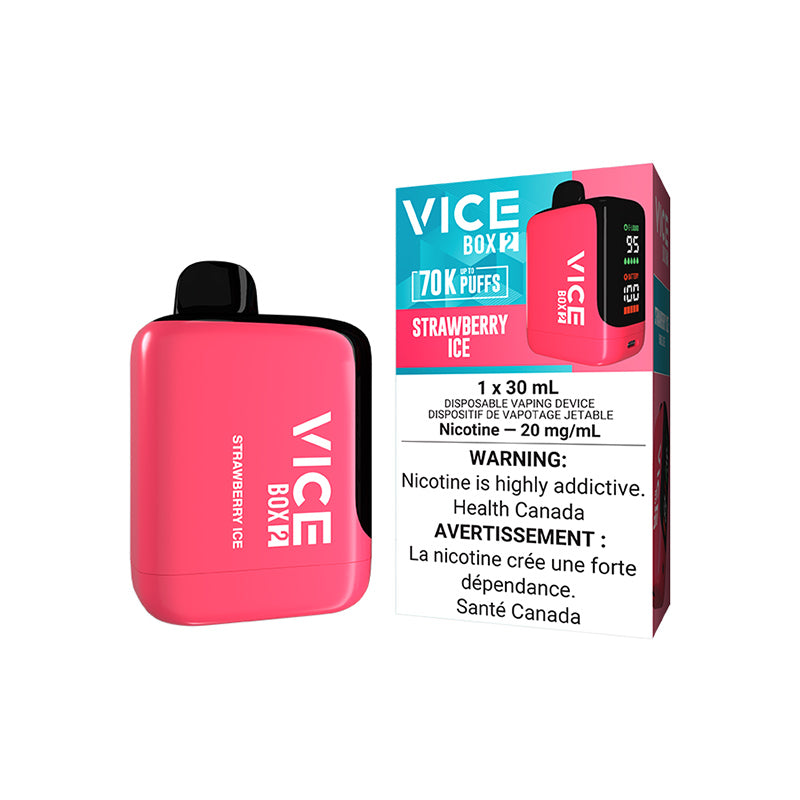 Vice Box 2 70K Disposable - STRAWBERRY ICE