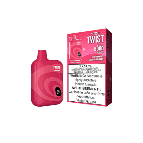 VICE TWIST 8k DISPOSABLE BLUE CHERRY ICE