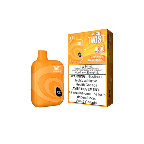 VICE TWIST 8k DISPOSABLE TWISTED PEACH ICE