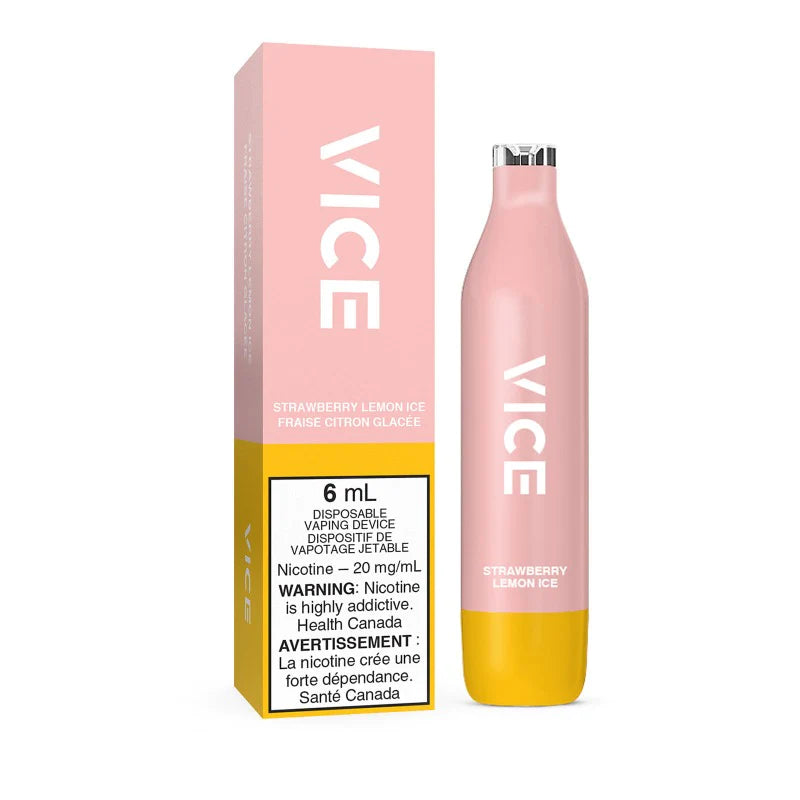 STRAWBERRY LEMON ICE - VICE DISPOSABLE 2500 PUFFS