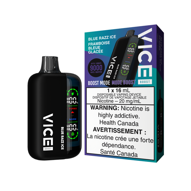 Vice Boost 9000 Disposable Vape - Blue Razz Ice