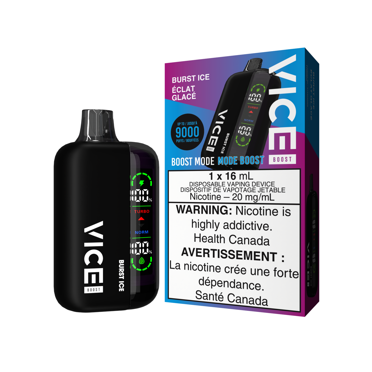 Vice Boost Disposable Vape Burst Ice