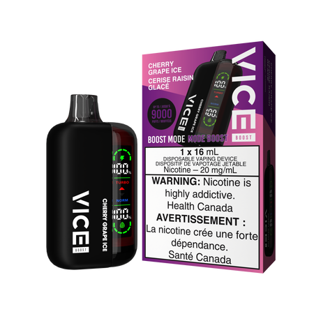 Vice Boost 9000 Disposable Vape - Cherry Grape Ice