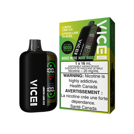 Vice Boost 9000 Disposable Vape -  Lemon Lime Ice