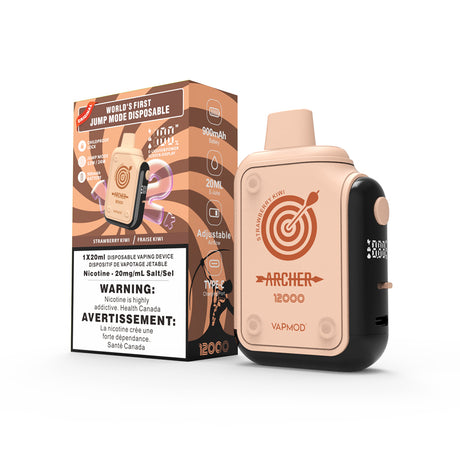 Strawberry Kiwi Vapmod Archer 12k Puffs Disposable Vape