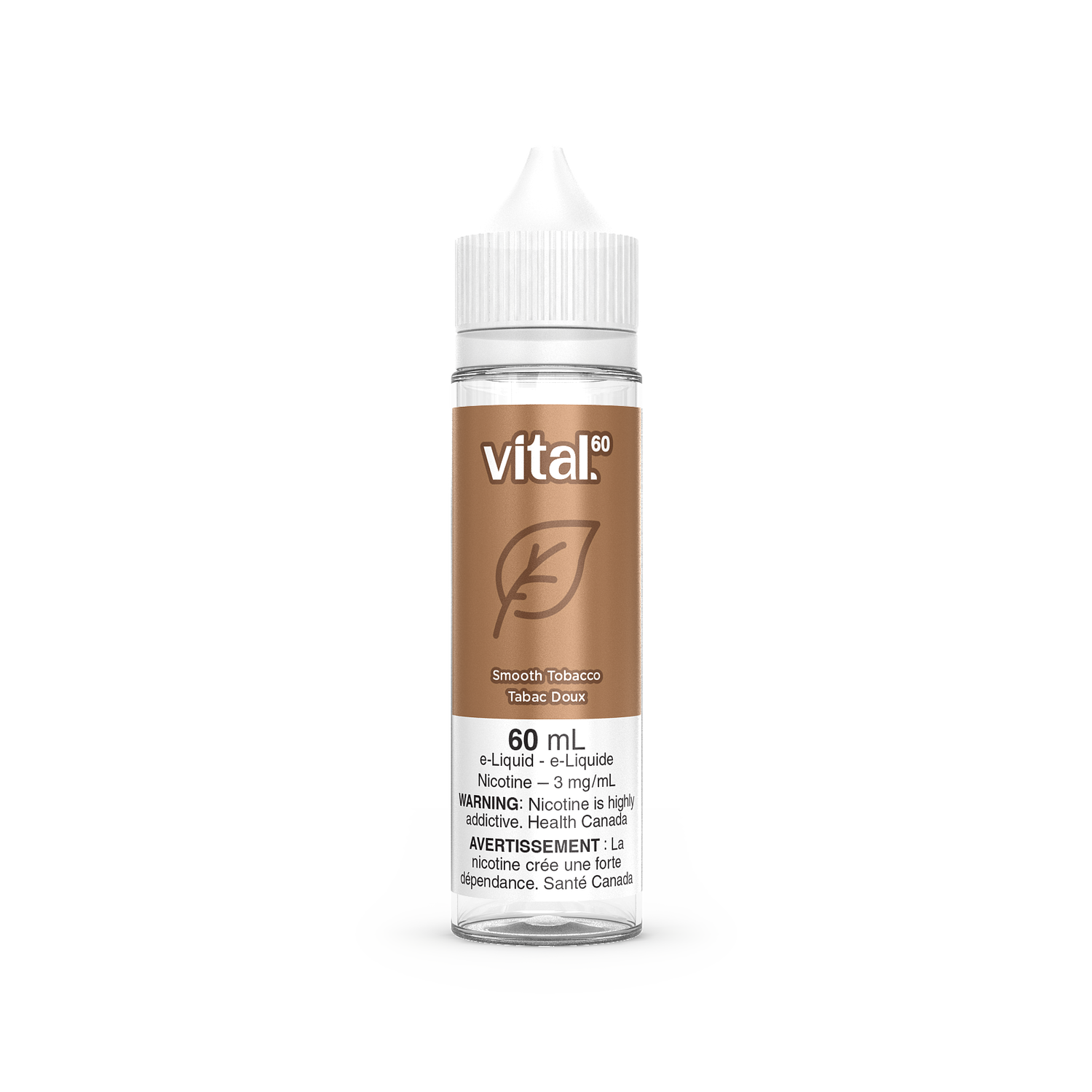 Smooth Tobacco by Vital 60 Freebase Vape Juice