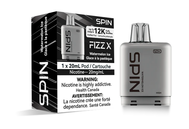 SPIN FIZZ X POD 12000 - Watermelon Ice 12k