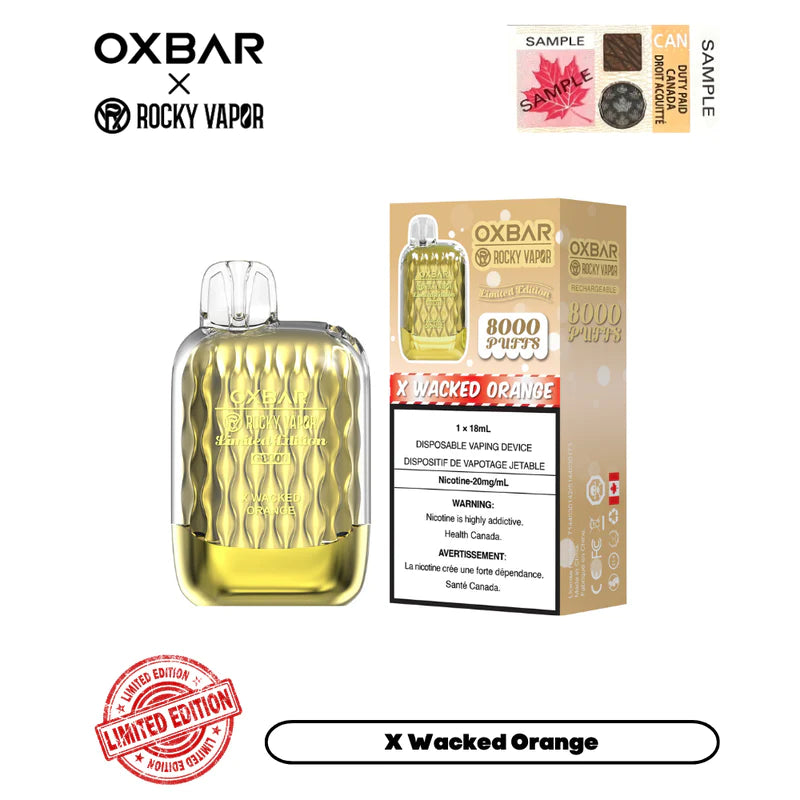 ROCKY VAPOR OXBAR G-8000 - X WACKED ORANGE