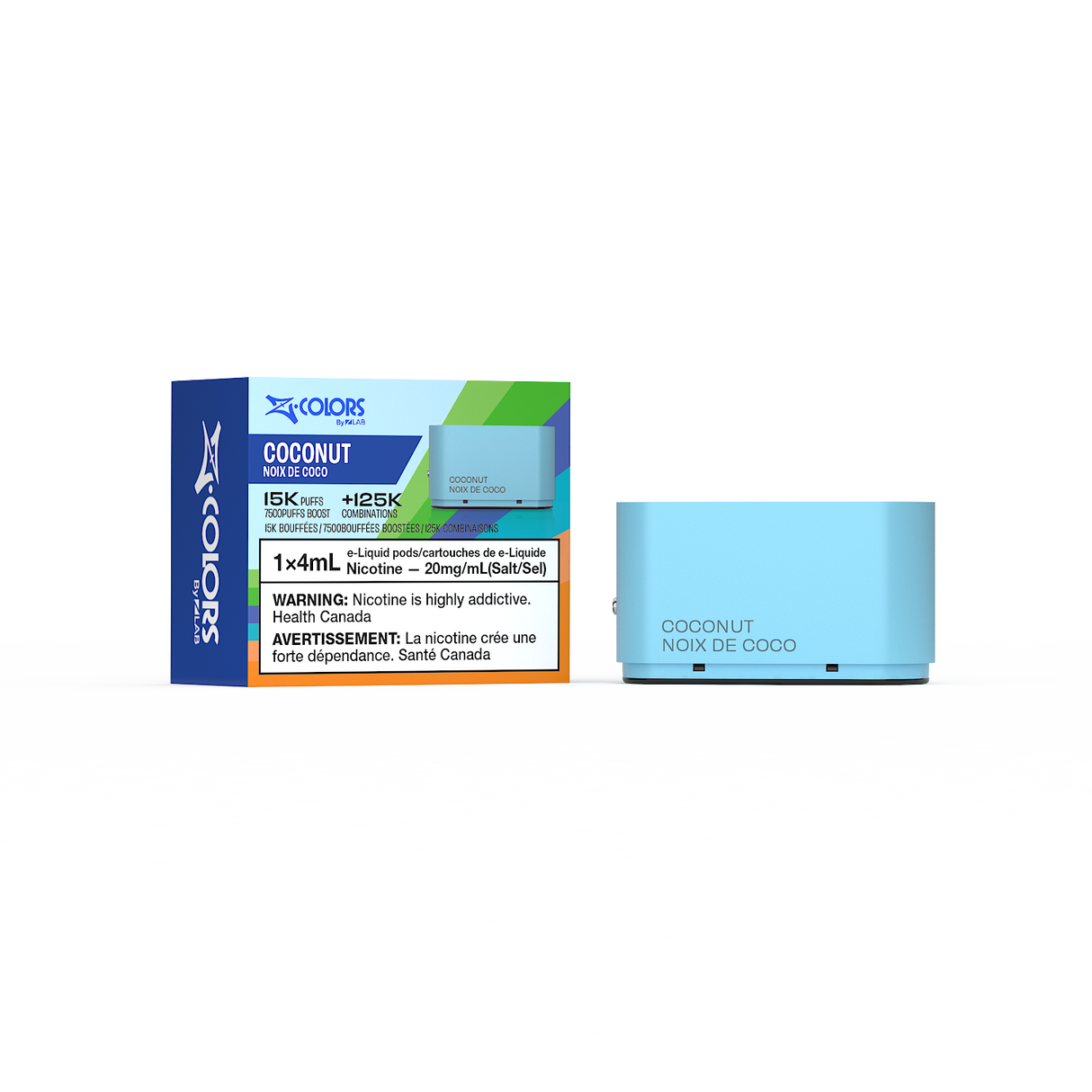 ZColors By ZLand Vape Pod - Coconut - 15K Puffs