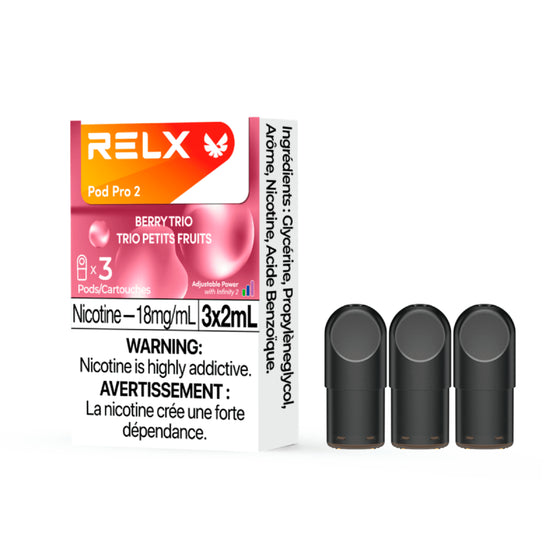 RELX Pod Pro 2 - Berry Trio (3 Pack) Quality Vapes RELX Pod Pro 2 - Berry Trio (3 Pack) Quality Vapes