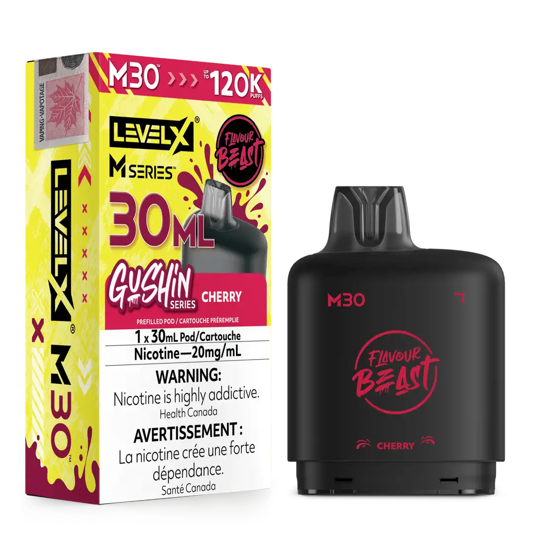 Cherry Level X M Series 30mL Pod