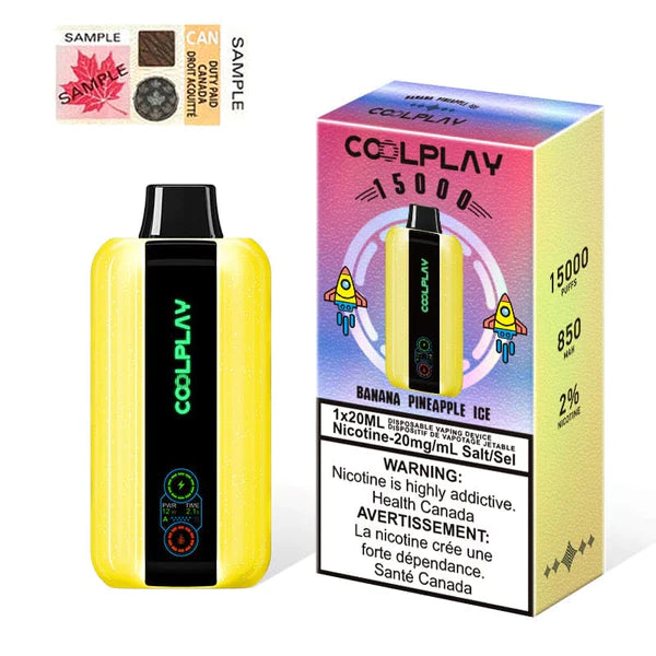 COOL PLAY 15000 PUFFS DISPOSABLE - BANANA PINEAPPLE ICE