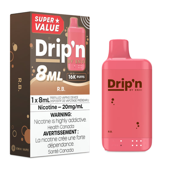 R.B – Drip’n by Envi 16K Disposable Vape