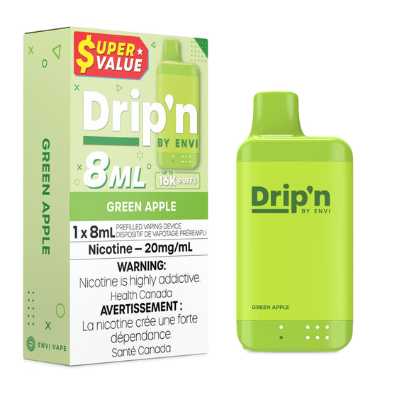 Green Apple – Drip’n by Envi 16K Disposable Vape