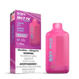 Drip'n by Envi MVP Series 7K Disposable - Grape Iced
