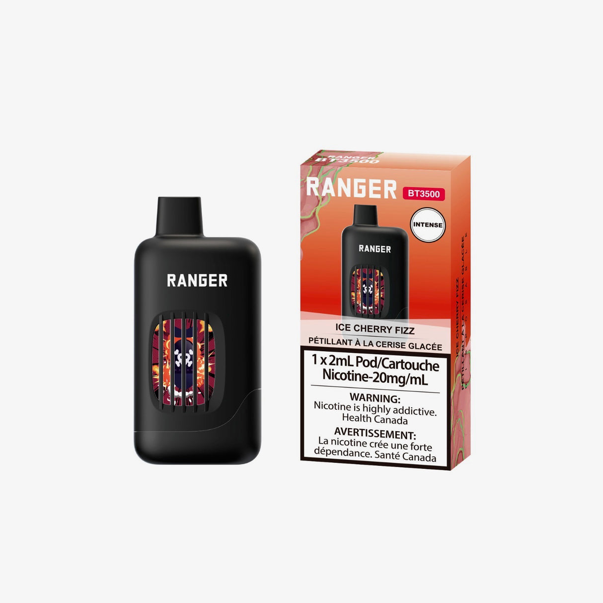 Ice Cherry Fizz - OVNS RANGER Intense 3500 Puffs Disposable Vape