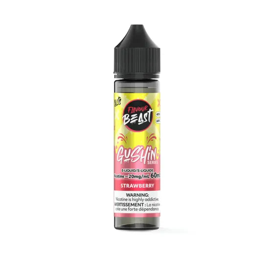 Flavour Beast Salt Juice E-Liquid - GUSHIN Strawberry 60ml