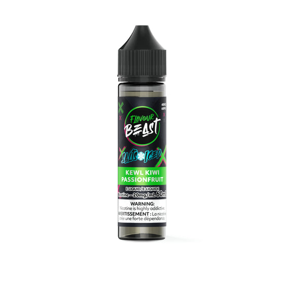 Flavour Beast Salt Juice E-Liquid - Kewl Kiwi Passionfruit Iced