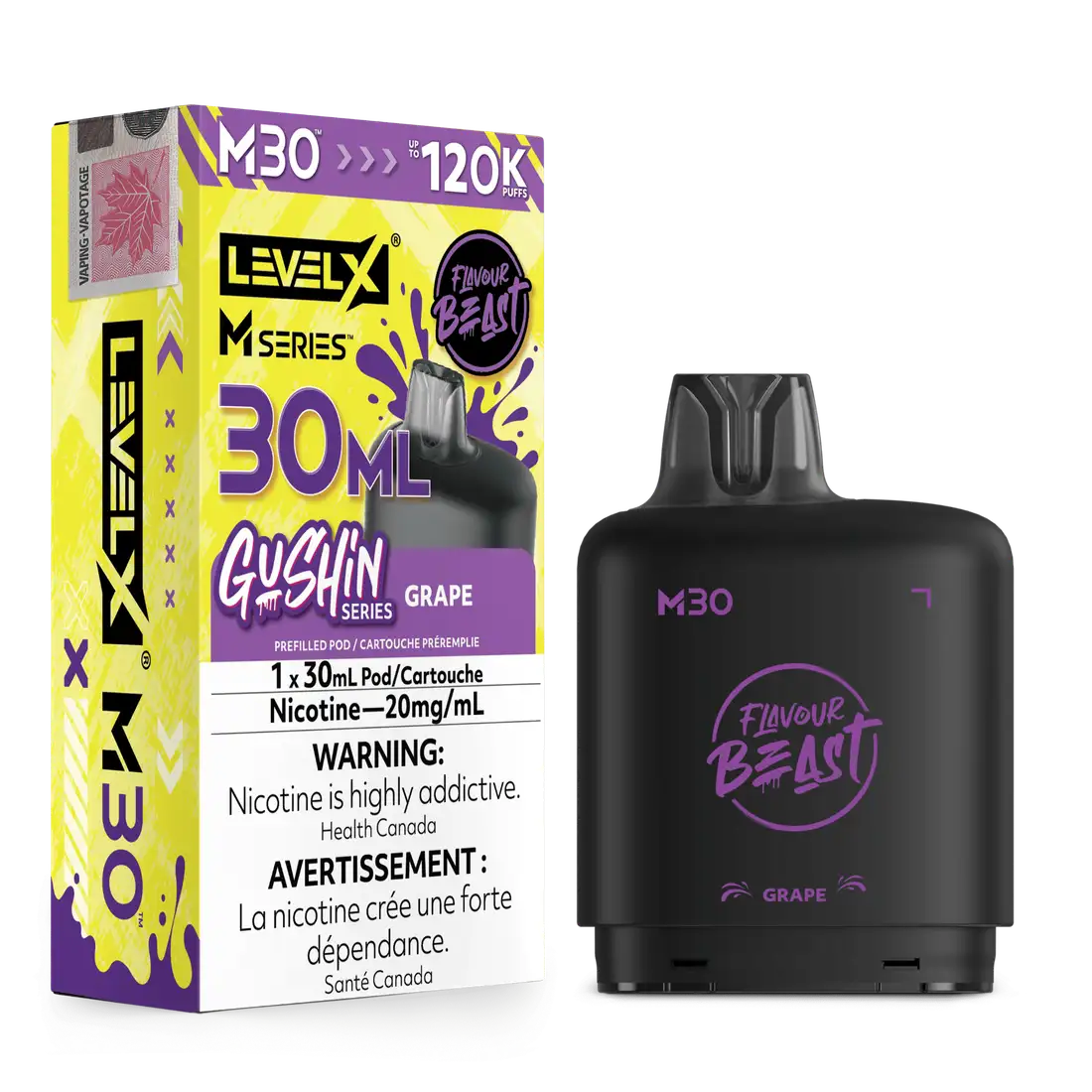 Grape Level X M Series 30mL Pod