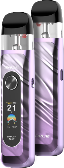 SMOK NOVO 6 Pod Kit CRC – 40W Compact Vape Device with Display - Pink Colour