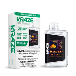 Kraze HD Mega - Glace à la menthe fraîche