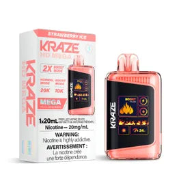 Kraze HD Mega - Glace à la fraise