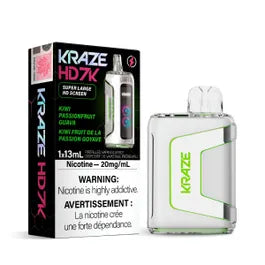 Kraze HD 7k Kiwi Passionfruit Guava Disposable Vape 