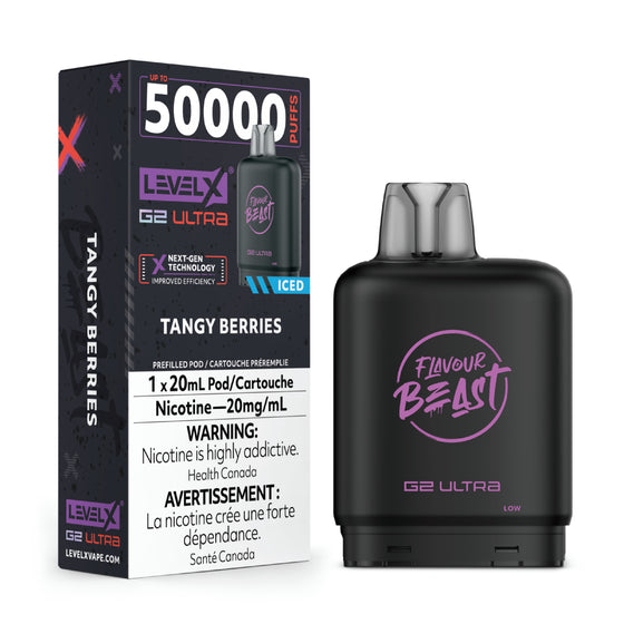 Level X Flavour Beast G2 Ultra - Tangy Berries Iced