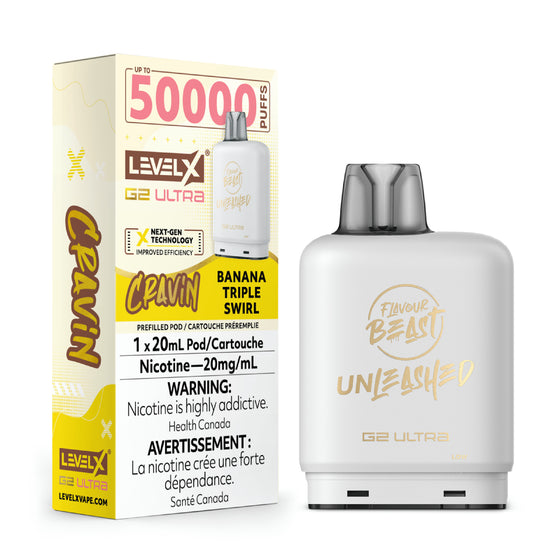 Level X Unleashed G2 Ultra - Cravin' Banana Triple Swirl Ontario