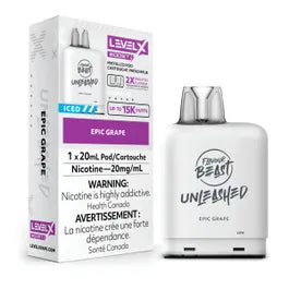 Level X Flavor Beast Unleashed Boost Pod 20 ml - Raisin épique