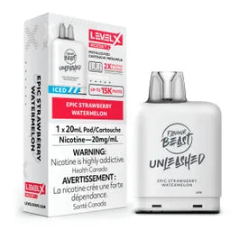 Level X Flavour Beast Unleashed Boost Pod 20 ml – Epische Erdbeer-Wassermelone