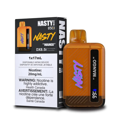 Nasty Vape Disposable Mango 8500 Puffs with 17ml e-liquid and 20mg/ml strength