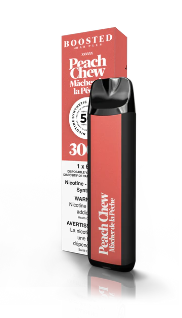 Peach Chew - Barre Boosted Plus Vape jetable