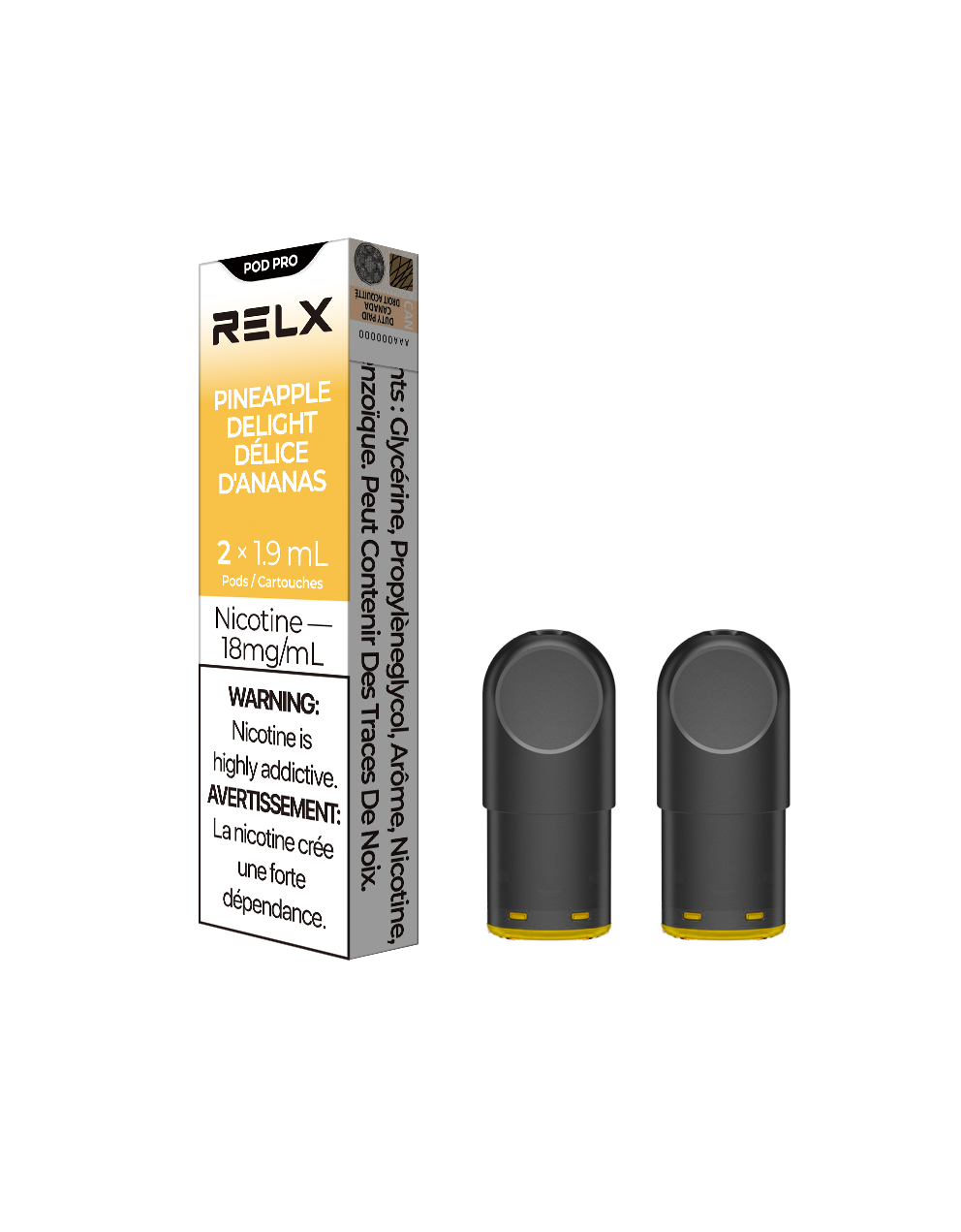 RELX Pod Pro - PINEAPPLE DELIGHT (2 packs)