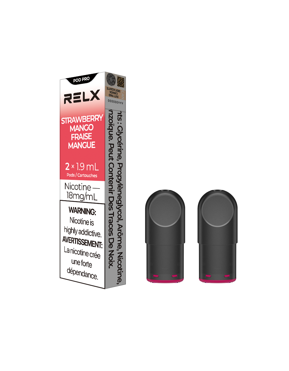 RELX Pod Pro - Strawberry Mango  (2 Packs)