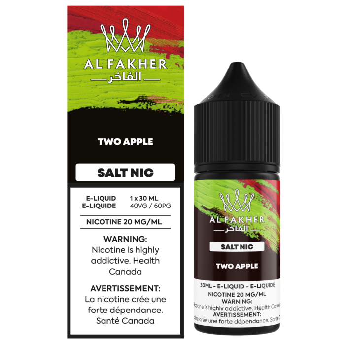 TWO APPLE - AL Fakher Nicotine Salt E Juice