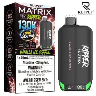 Vanilla Ice Coffee Ripper Matrix 130K Disposable Vape